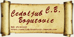 Čedoljub Bogutović vizit kartica
